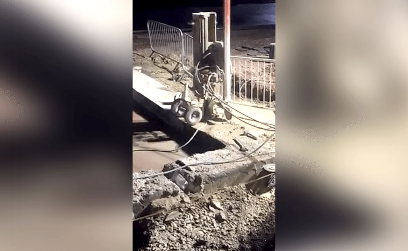 Airport Wire Sawing