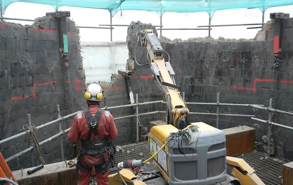 Robotic Demolition at Battersea Power Station