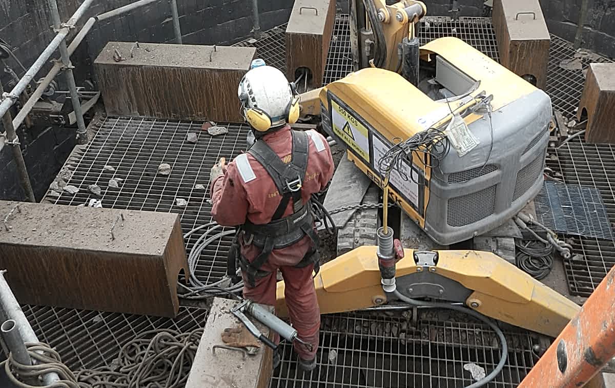 Robotic Demolition at Battersea Power Station