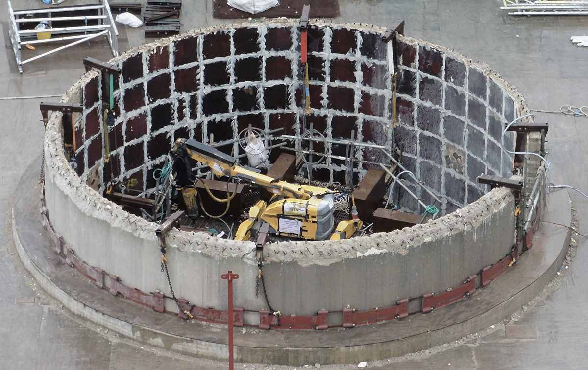 Robotic Demolition at Battersea Power Station