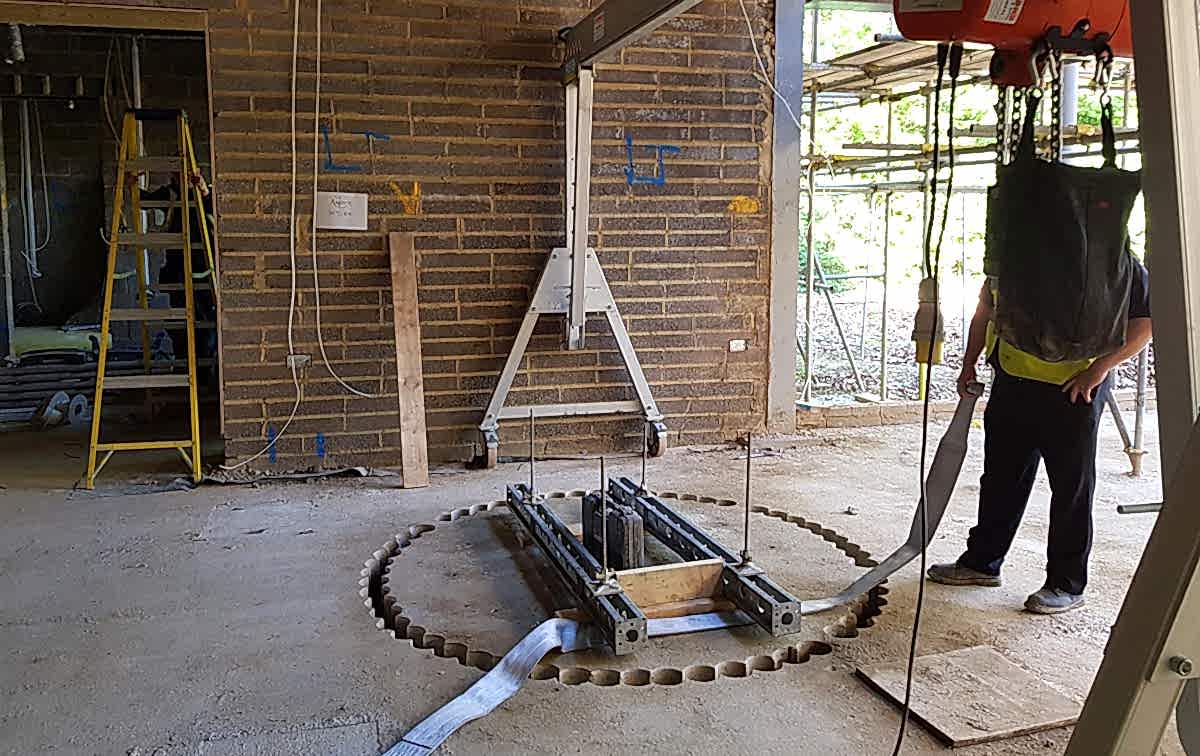 Concrete Cutting creates new Wine Cellar