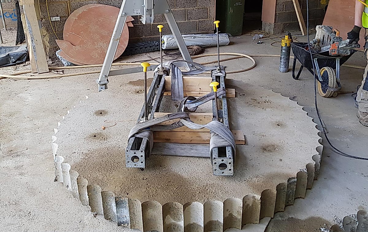 Concrete Cutting creates new Wine Cellar